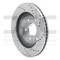Dynamic Friction Co Brake Rotor Drilled And Slotted Silver, 631-48054L 631-48054L - alternate 3